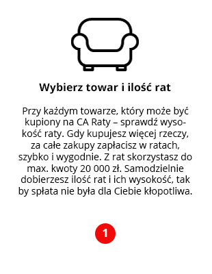 Wybierz towar i ilość rat